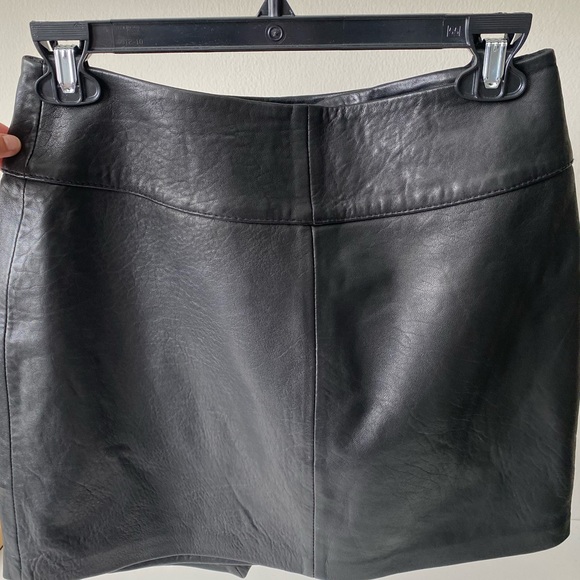 NEW - Zadig & Voltaire - Junko Biker Leather Skirt - size 36/small - Picture 3 of 6